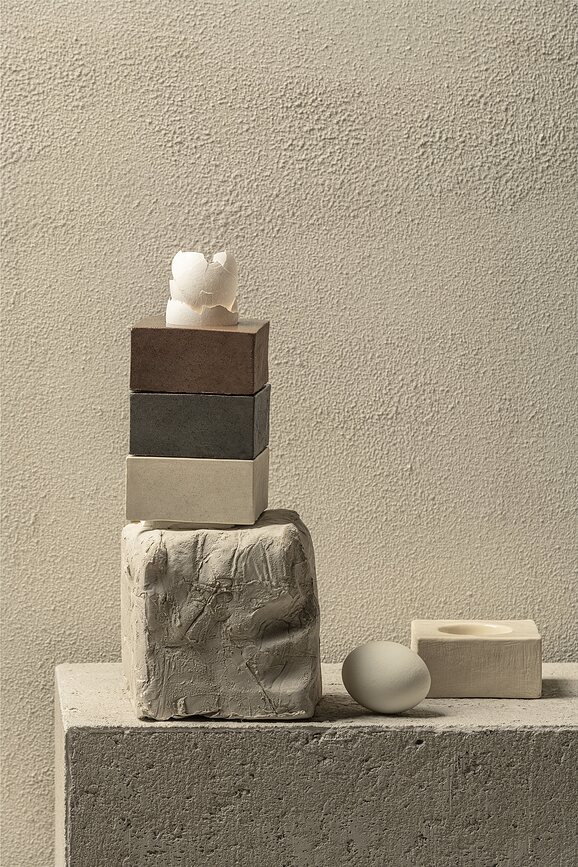 Kozarci za jajca Uovo, rjavi, 2 kos