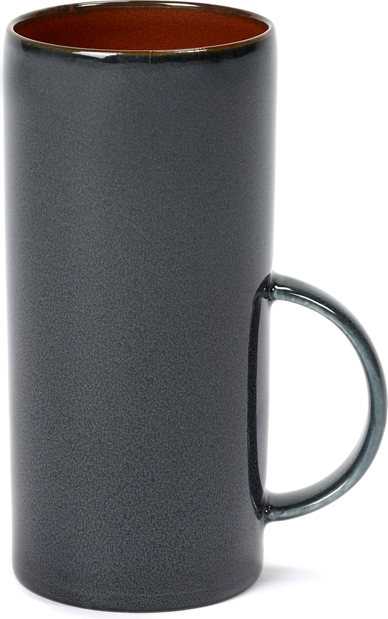 Kubek Terres de Rêves, 280 ml, czarno-czerwony