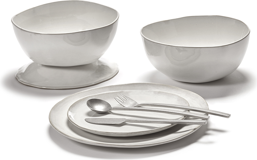 La Mère Assiettes à petit-déjeuner 20 cm, rouges, lot de 2