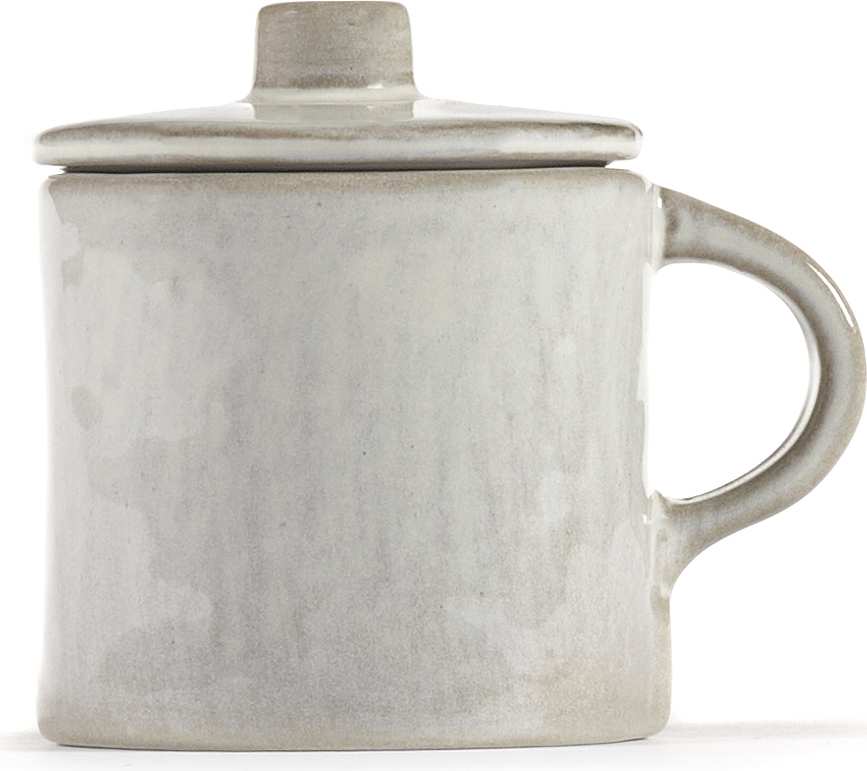 La Mère Espressokoppar med lock 110 ml, off-white, 2 st