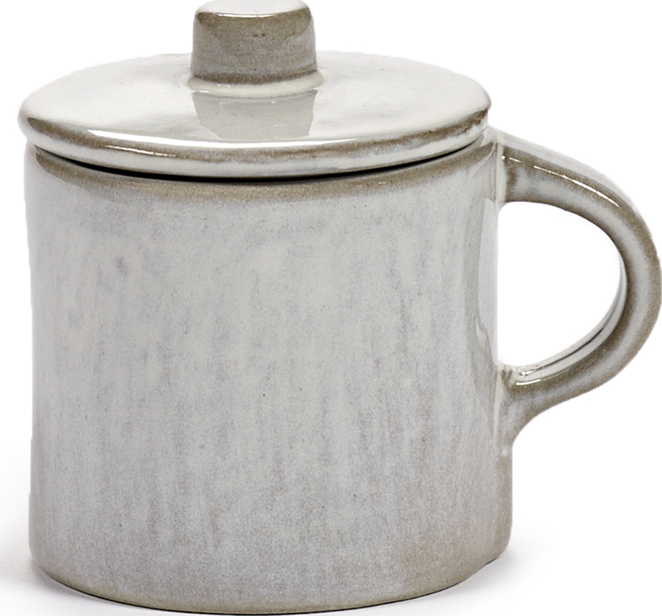 La Mère Espressotassen mit Deckeln, 110 ml, offwhite, 2 St.