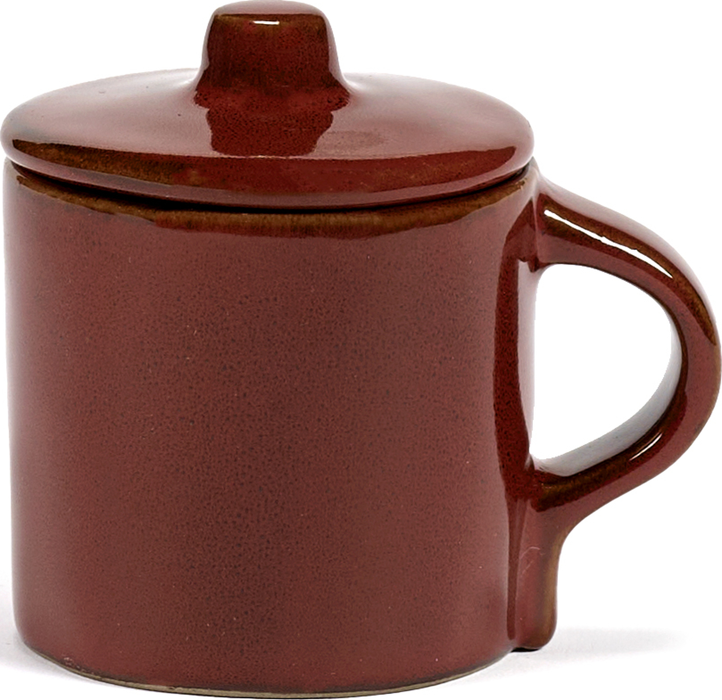 La Mère Espressotassen mit Deckeln 110 ml, rot, 2 St.