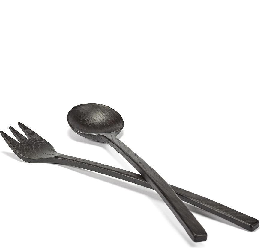 La Mère Fourchette et Cuillère de service, Set 2 pièces