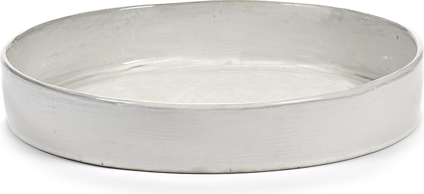 La Mère Globok Krožnik, 25 cm, lomljeno bel