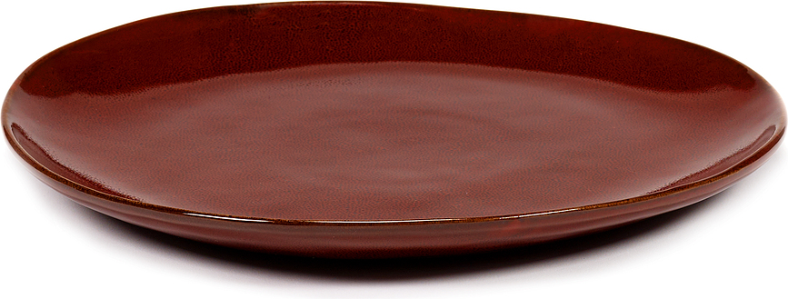 La Mère Krožniki za glavno jed, 25 cm, rdeči, 2 kosa