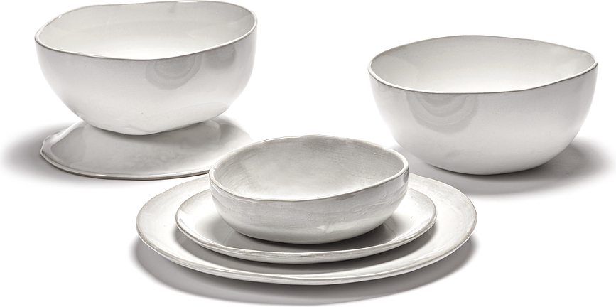 La Mère Μπολ, 16,5 cm, σπασμένο λευκό, 2 τμχ