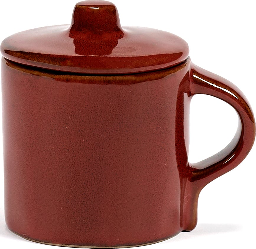 La Mère Φλιτζάνια espresso με καπάκια, 110 ml, κόκκινα, 2 τμχ