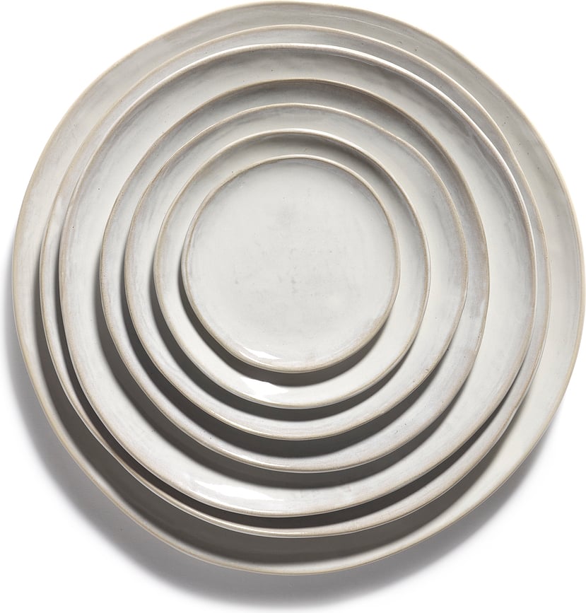 La Mère Πιάτα για ψωμί, 11,5 cm, σπασμένο λευκό, 2 τμχ