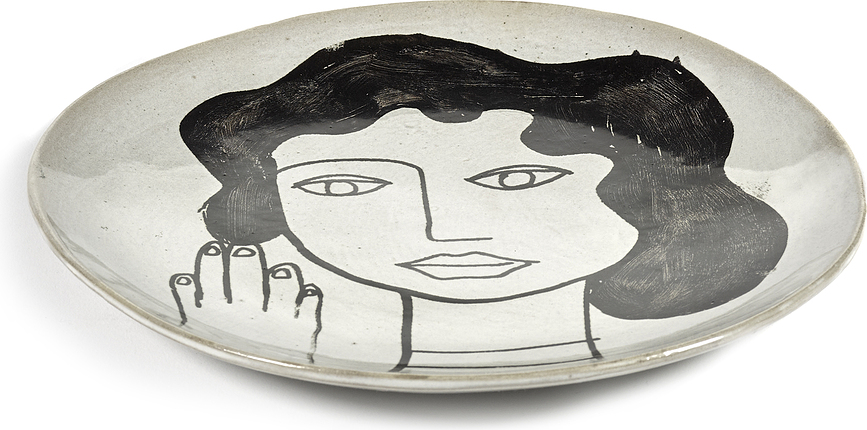 La Mère Πιάτο Πρωινού, 20 cm, λευκό-μαύρο