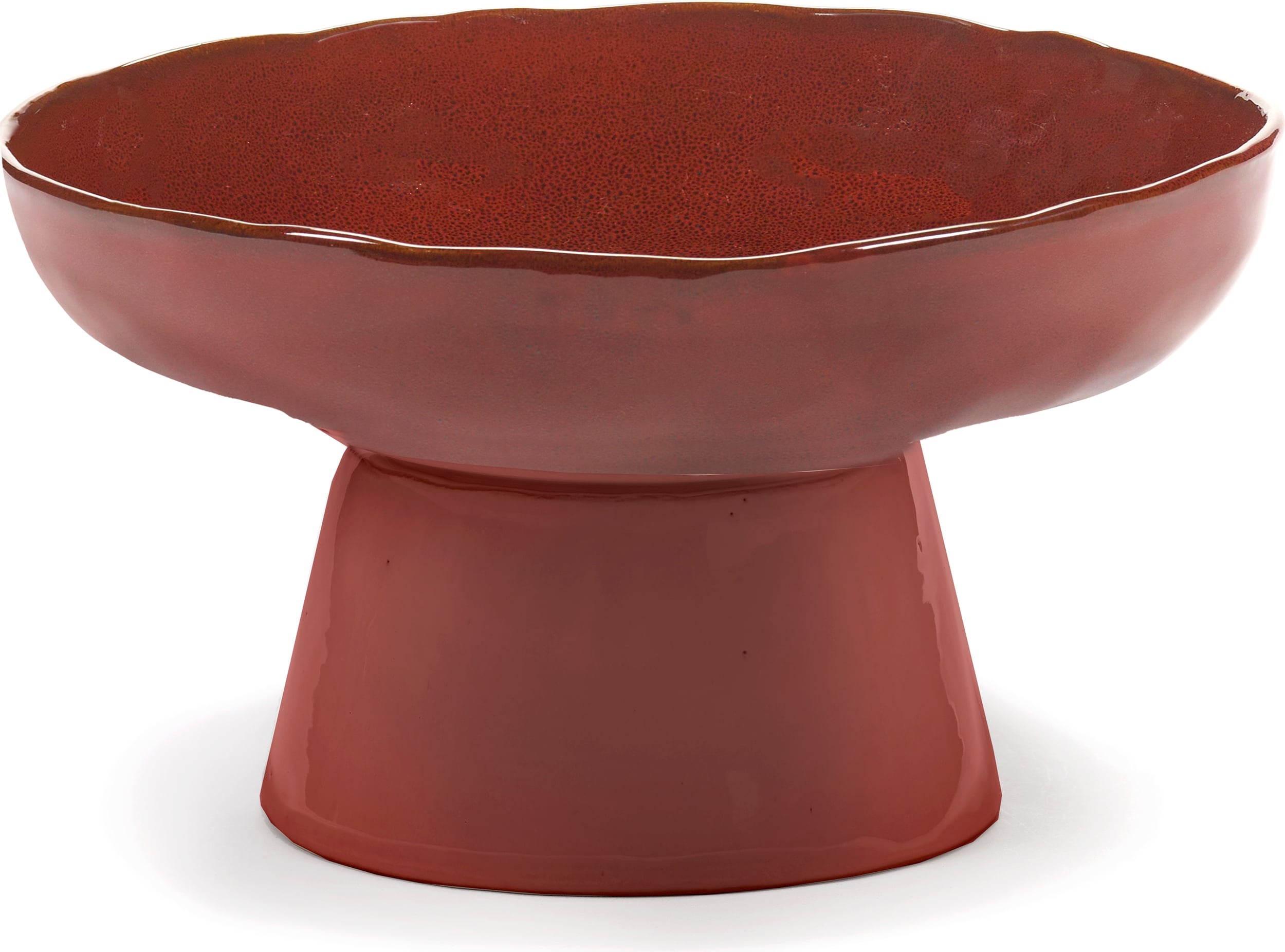 Etageren und Kuchenteller La Mère Platte 31 Cm, Rot