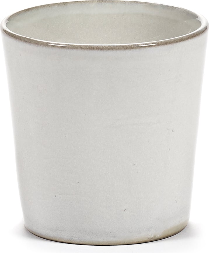 La Mère Šalica za kavu bez ručke 130 ml krem bijela