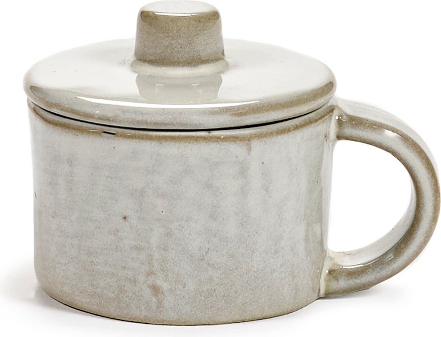 La Mère Šalica za ristretto kavu s poklopcem 60 ml krem bijela