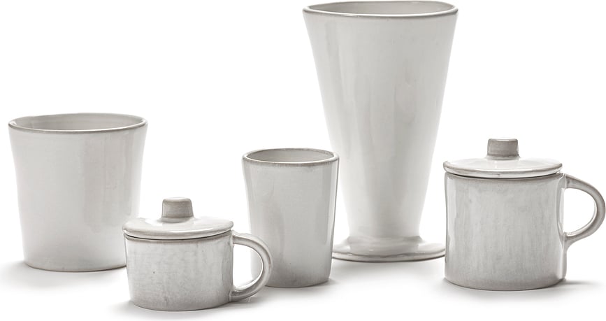 La Mère Šalice za espresso 70 ml prljavo bijele 2 kom.