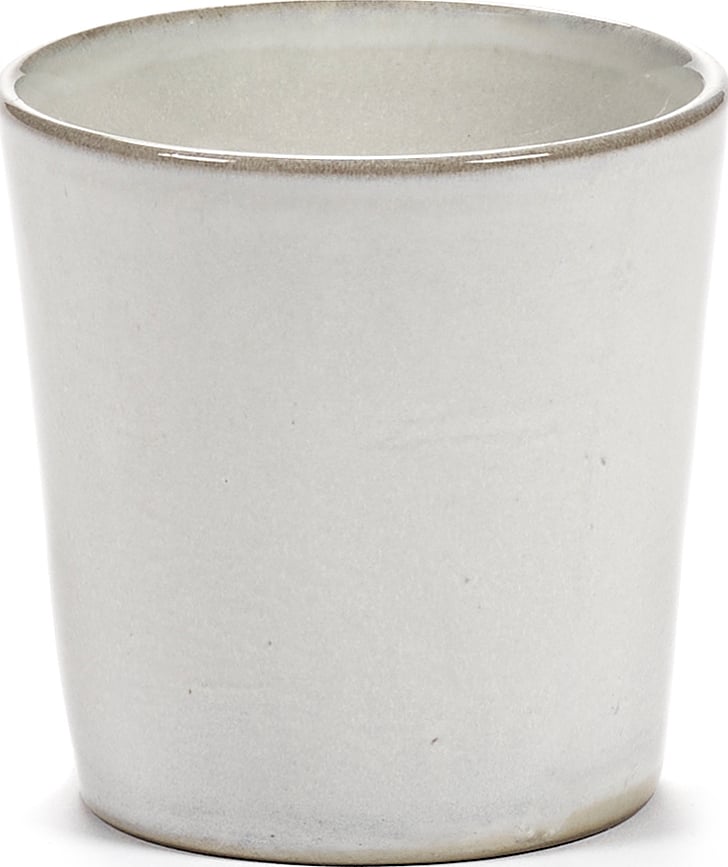 La Mère Šalice za kavu bez ručke 130 ml prljavo bijela 2 kom.