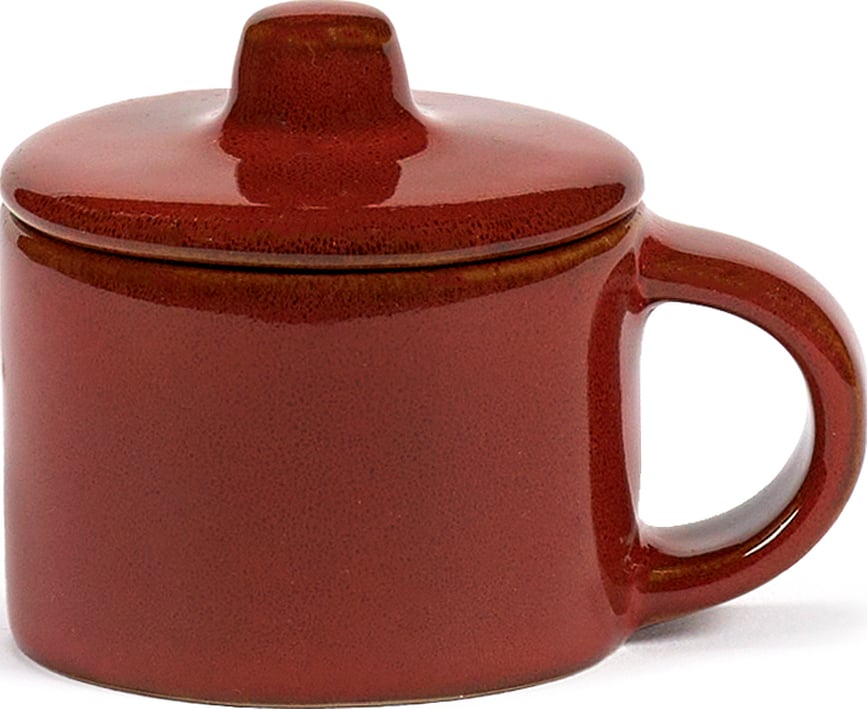 La Mère Šalice za ristretto s poklopcima 60 ml crvene 2 kom.