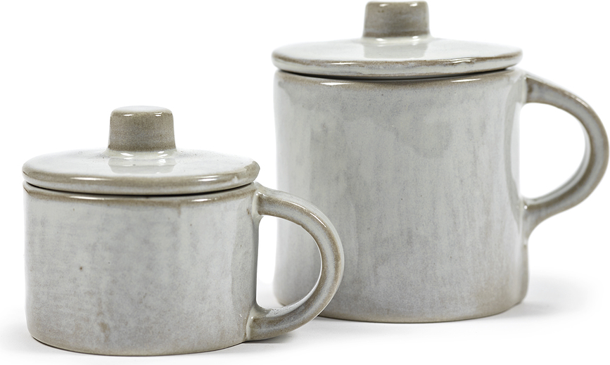 La Mère Skodelica za kavo ristretto s pokrovom, 60 ml, rdeča