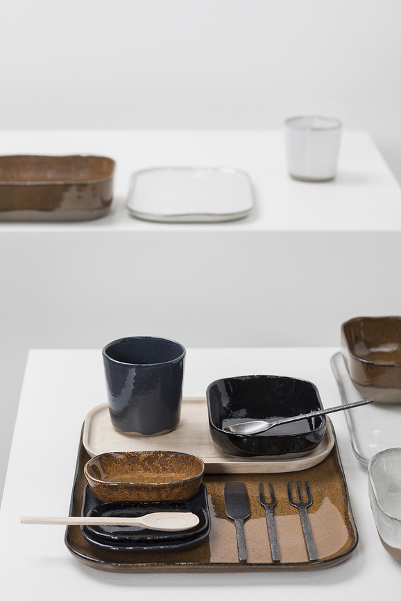 La Nouvelle Assiette à Apéritif, 10 cm, marron