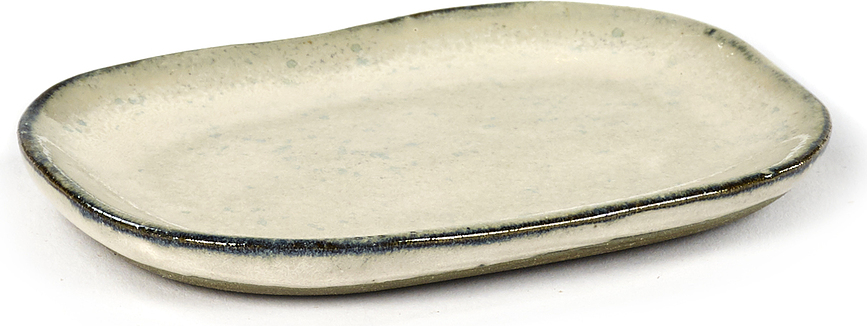 La Nouvelle Assiettes à Apéritif 10 cm, blanches cassées, Lot de 8