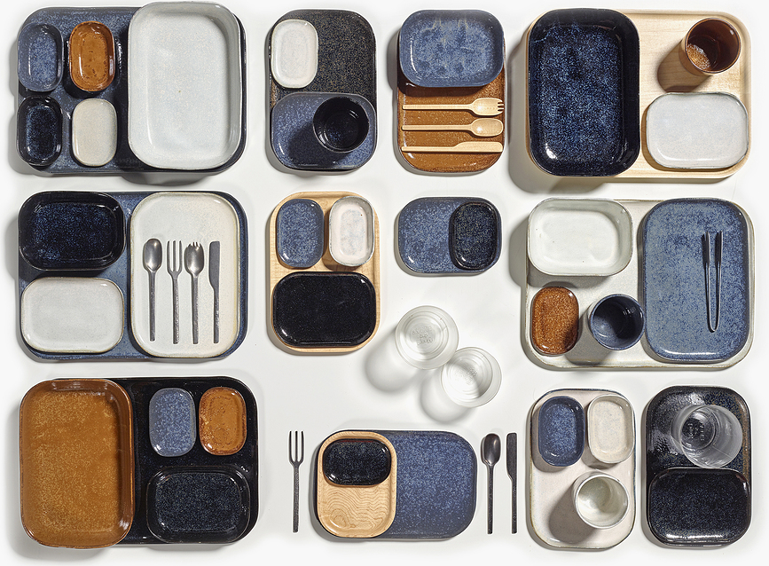 La Nouvelle Assiettes à Déjeuner, 23 cm, blanches cassées, Lot de 8