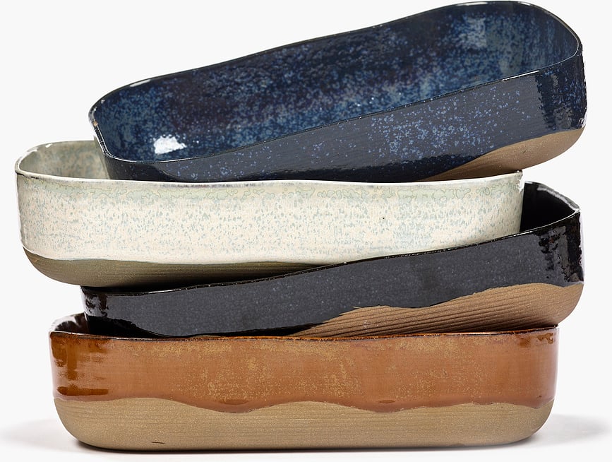 La Nouvelle Assiettes Creuses 23 cm, blanc cassé, Lot de 4