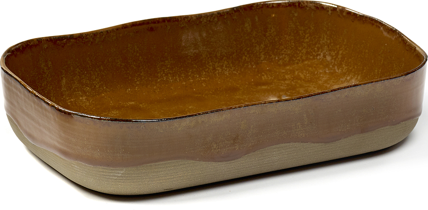 La Nouvelle Assiettes Creuses 23 cm, marron, Lot de 4