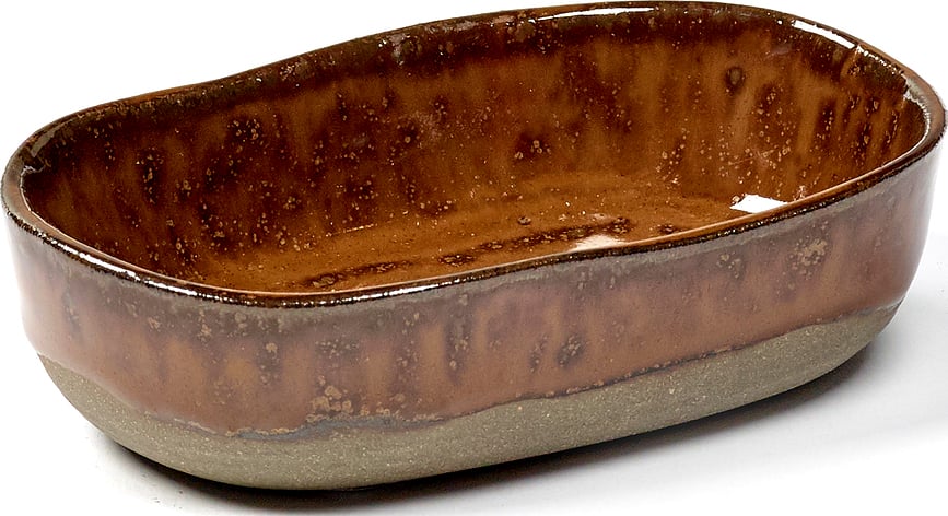 La Nouvelle Globok krožnik, 9,8 cm, rjav