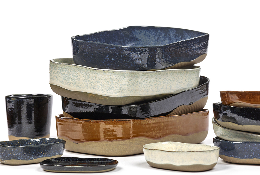 La Nouvelle Globoki krožnik nizek, 14,5 cm, umazano bel