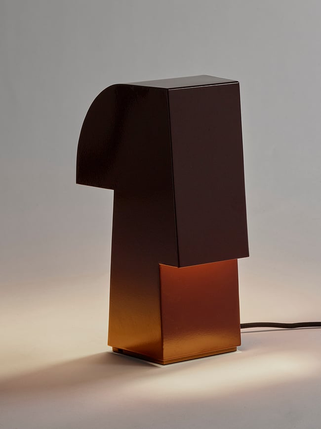 Lampa stołowa Nizou czerwona