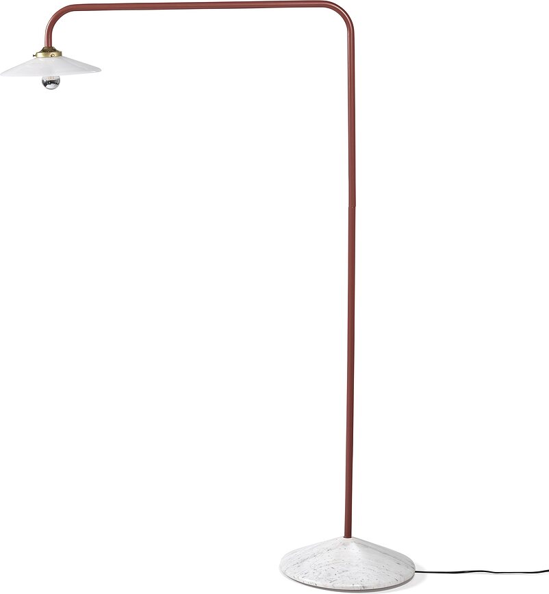Lampadaire Marble No1 141 cm, bordeaux