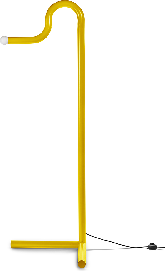 Lampadaire Metro, jaune
