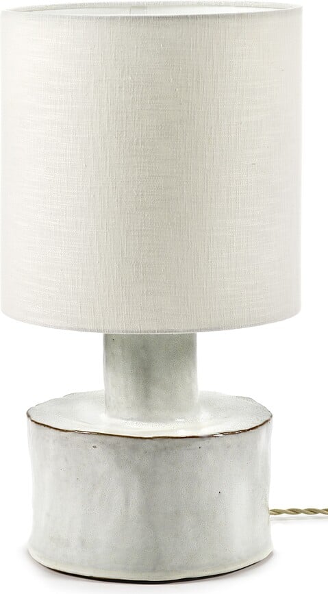 Lámpara de Mesa Catherine, 47 cm, blanca
