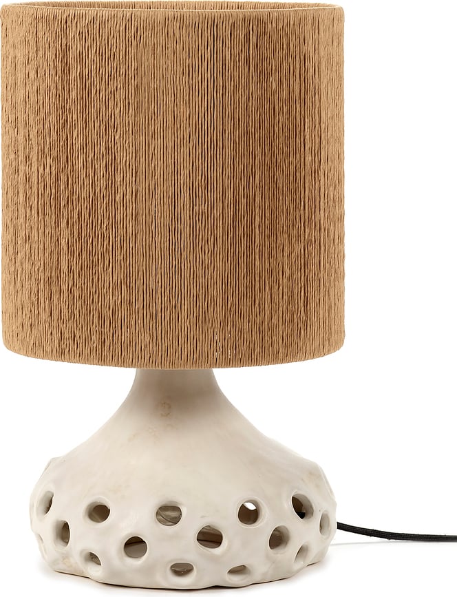 Lámpara de Mesa Oya 01, 42 cm, marrón