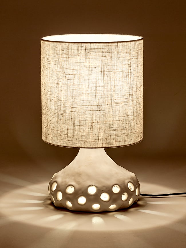 Lámpara de Mesa Oya 01, 42 cm, beige