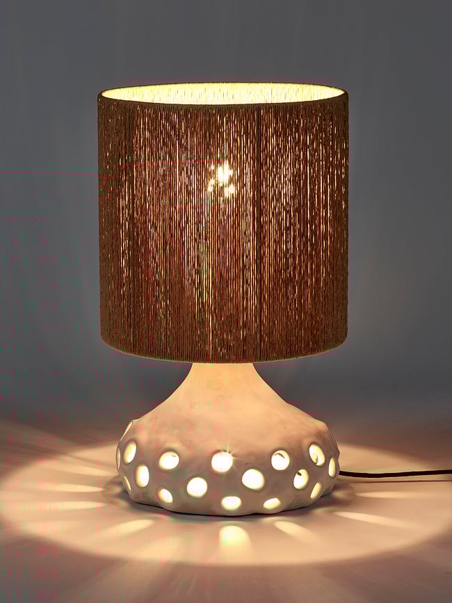 Lámpara de Mesa Oya 01, 42 cm, beige