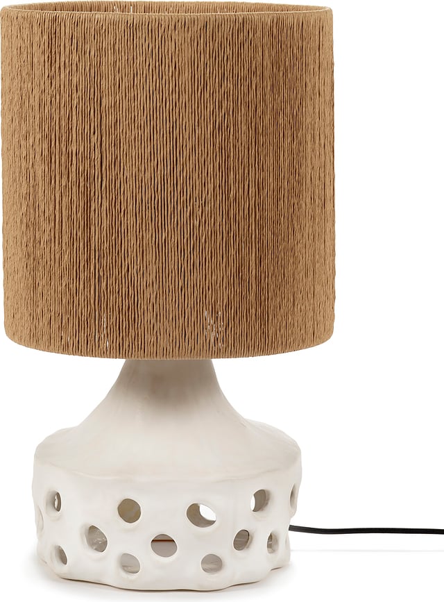 Lámpara de Mesa Oya 02, 42 cm, marrón