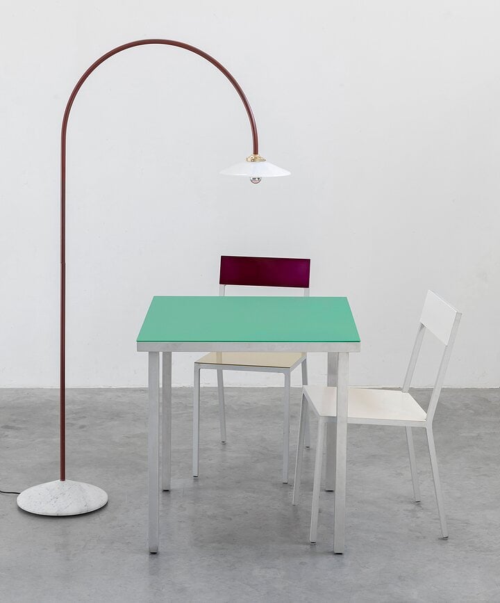 Lámpara de pie Marble No2 172 cm, negra