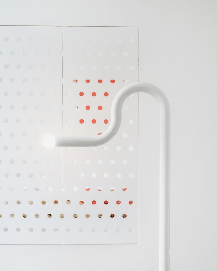 Lámpara de pie Metro, verde