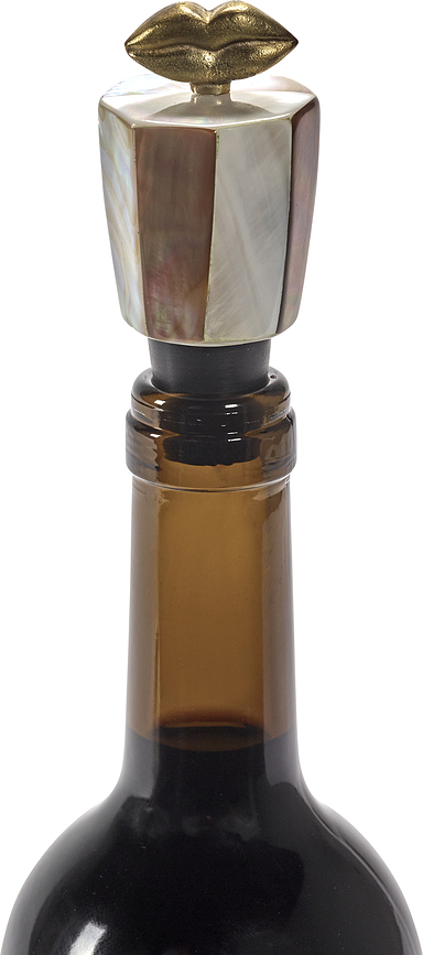 Les Objets Mouleversants Bouchon de Bouteille, motif bouche