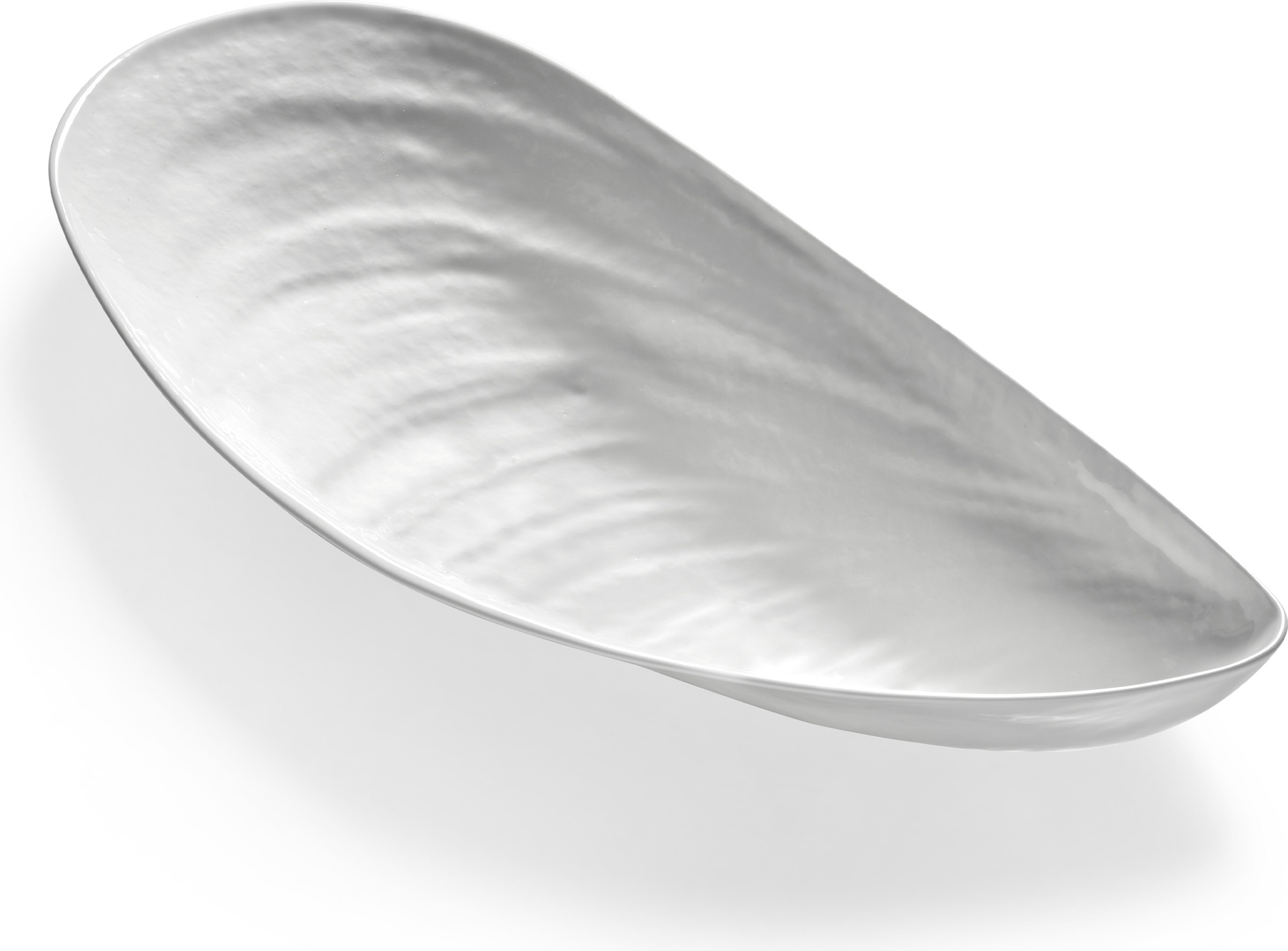 Les Objets Mouleversants Marcel Dekoschale 46 cm, weiß