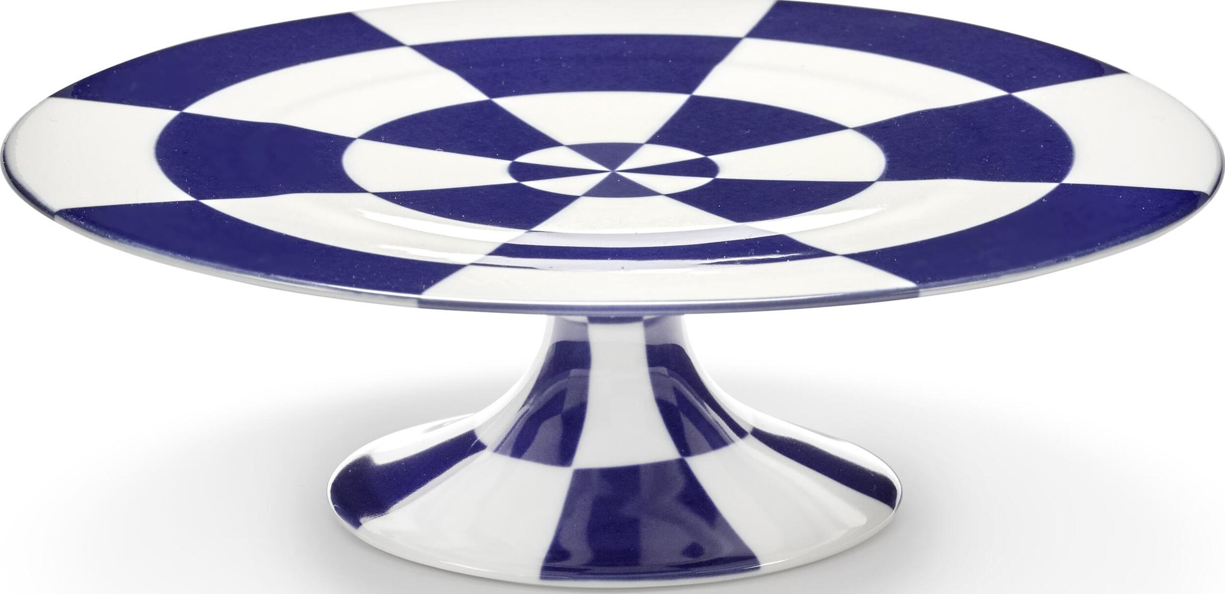 Les Objets Mouleversants Servierplatte, dunkelblau