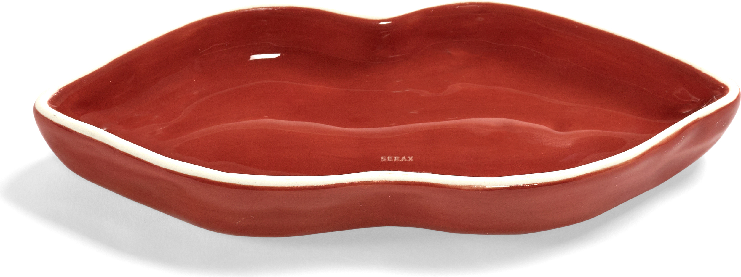 Les Objets Mouleversants Servierteller 16 cm, rot, 4 St.