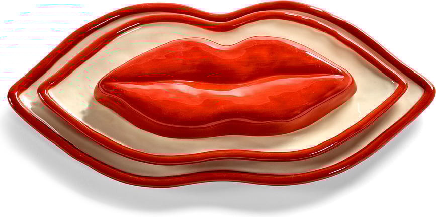 Les Objets Mouleversants Tanjur za posluživanje 16 cm crveni