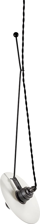 Luna Lampa viseća 65 cm crno-bijela