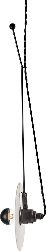 Luna Κρεμαστό Φωτιστικό, 65 cm, μαύρο-λευκό