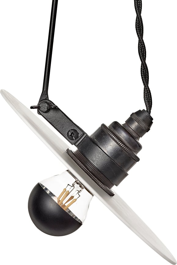 Luna Κρεμαστό Φωτιστικό, 65 cm, μαύρο-λευκό