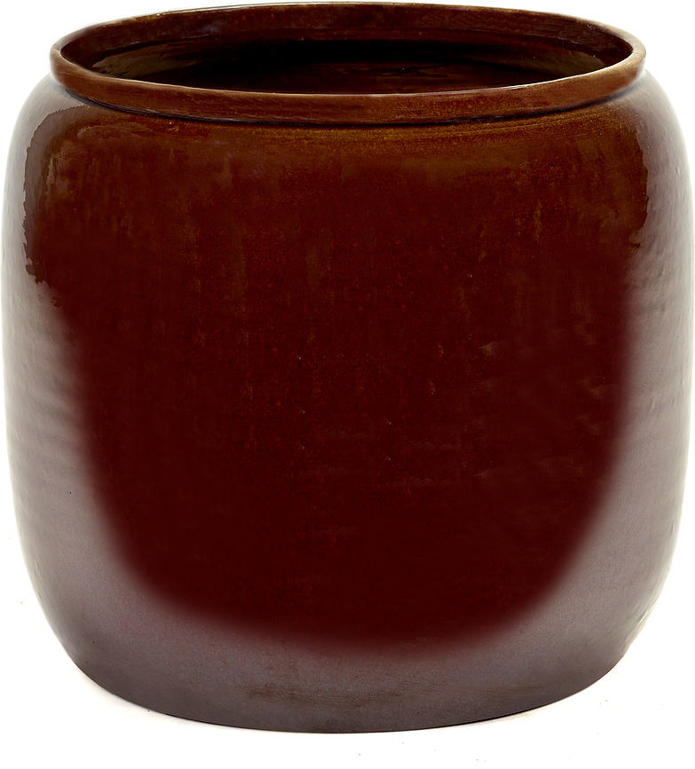 Maceta Decorativa Costa, 25 cm, roja