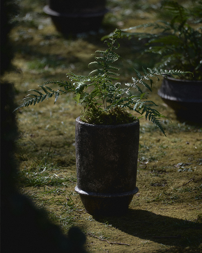 Maceta Dune, 18 cm, marrón oscuro