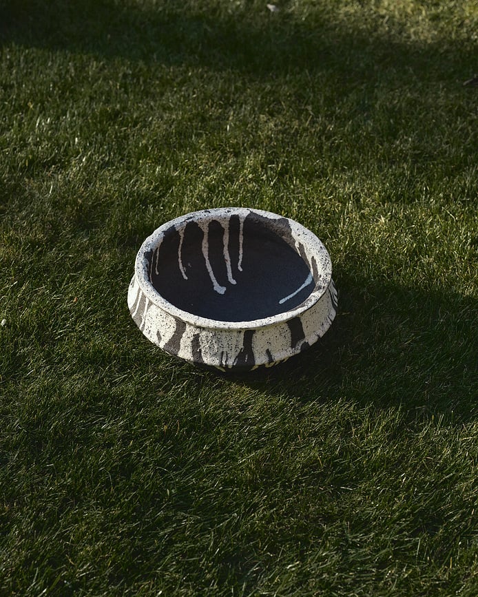 Maceta Dune, 31 cm, marrón oscuro