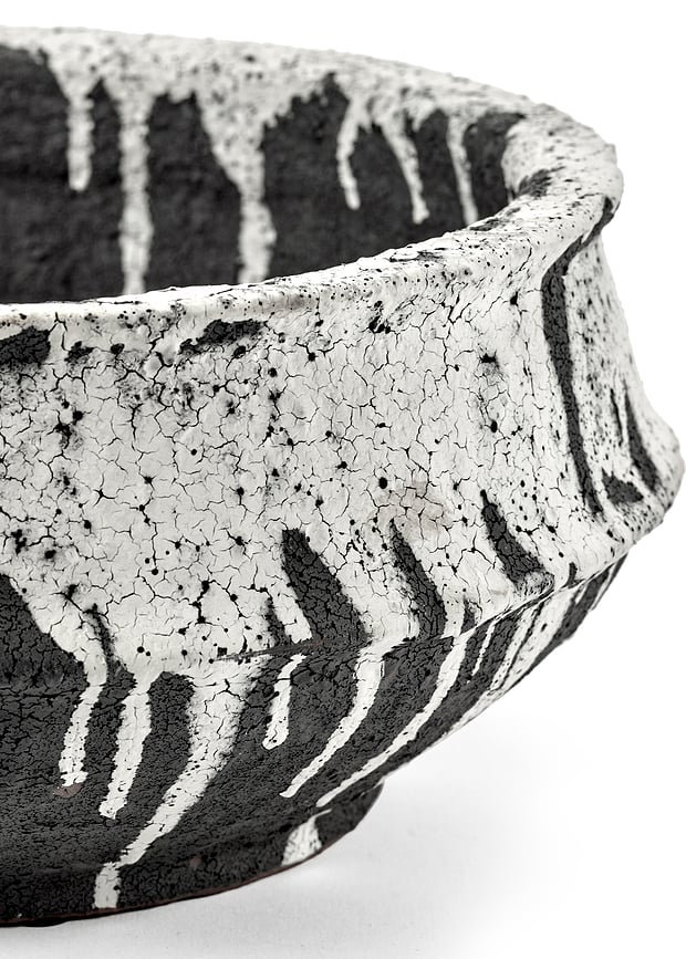 Maceta Dune, 31 cm, marrón oscuro