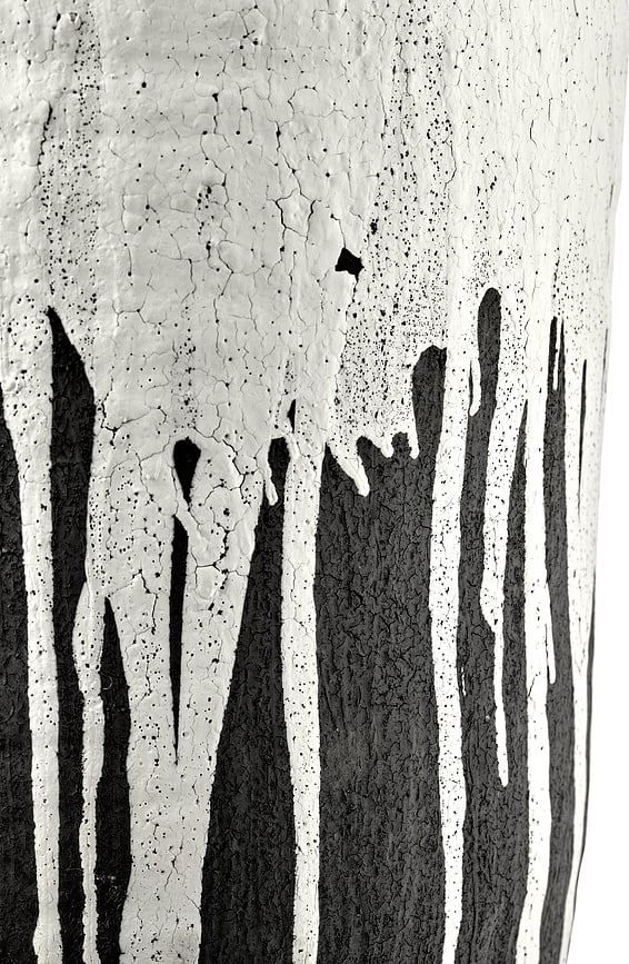 Maceta Dune, 38 cm, marrón oscuro